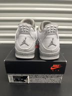 Size 7y - Jordan 4 Retro White Oreo (2021) (GS)