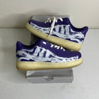 Size 8 - Nike Air Force 1 Low '07 QS Purple Skeleton Halloween (2021)