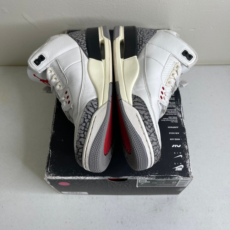 Size 8 - Jordan 3 Retro White Cement Reimagined