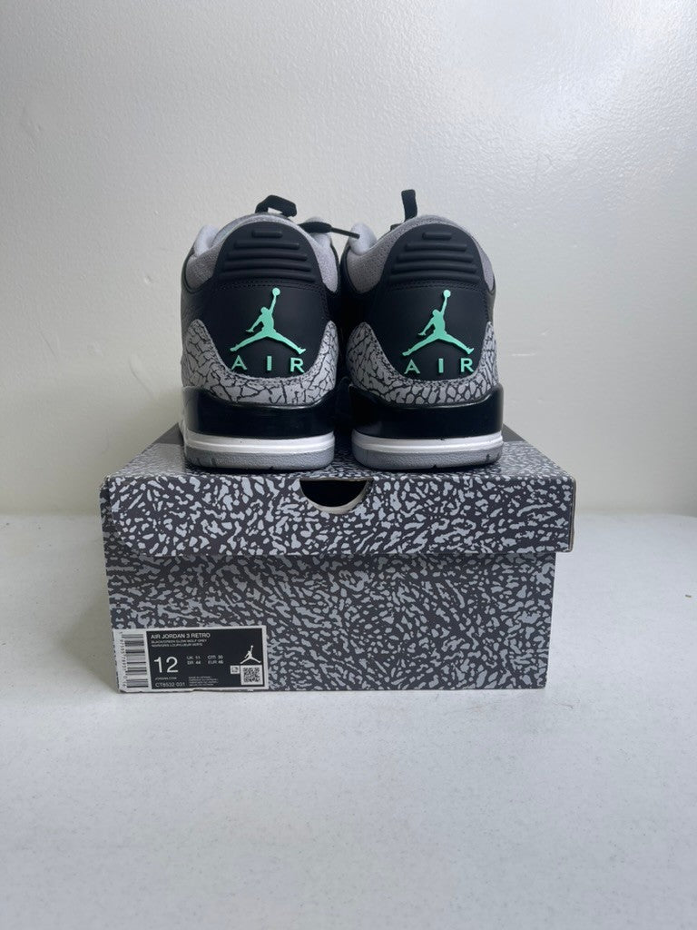 Jordan 3 Retro Green Glow