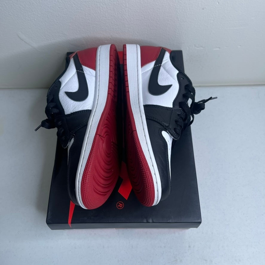 Size 8 - Jordan 1 Retro Low OG Black Toe (2023)
