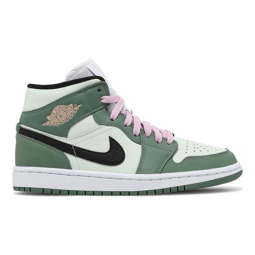 Size 11w - Jordan 1 Mid Dutch Green