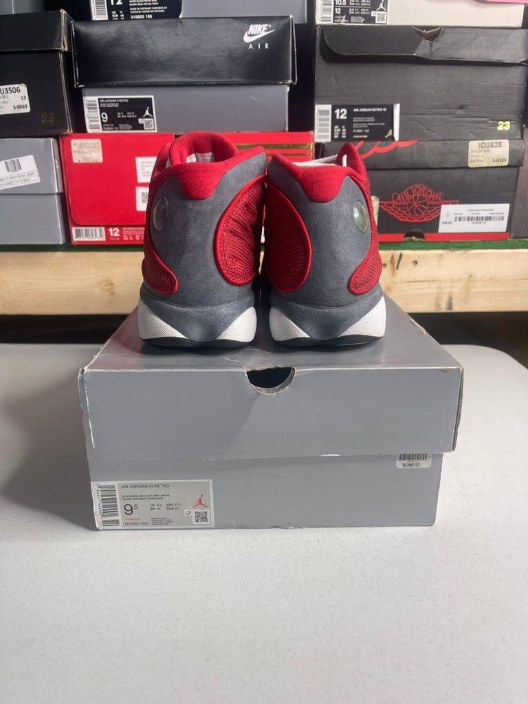 Size 9.5 - Jordan 13 Retro Gym Red Flint Grey