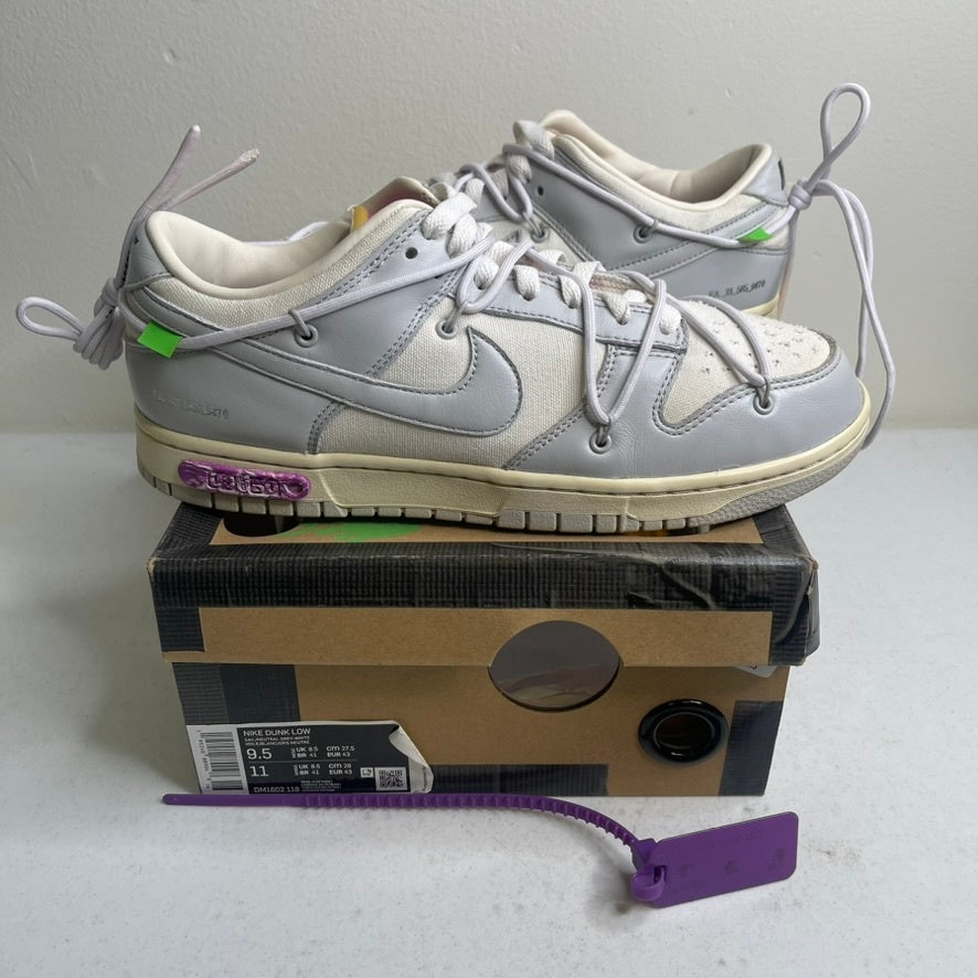 Size 9.5 - Nike Dunk Low Off-White Lot 3