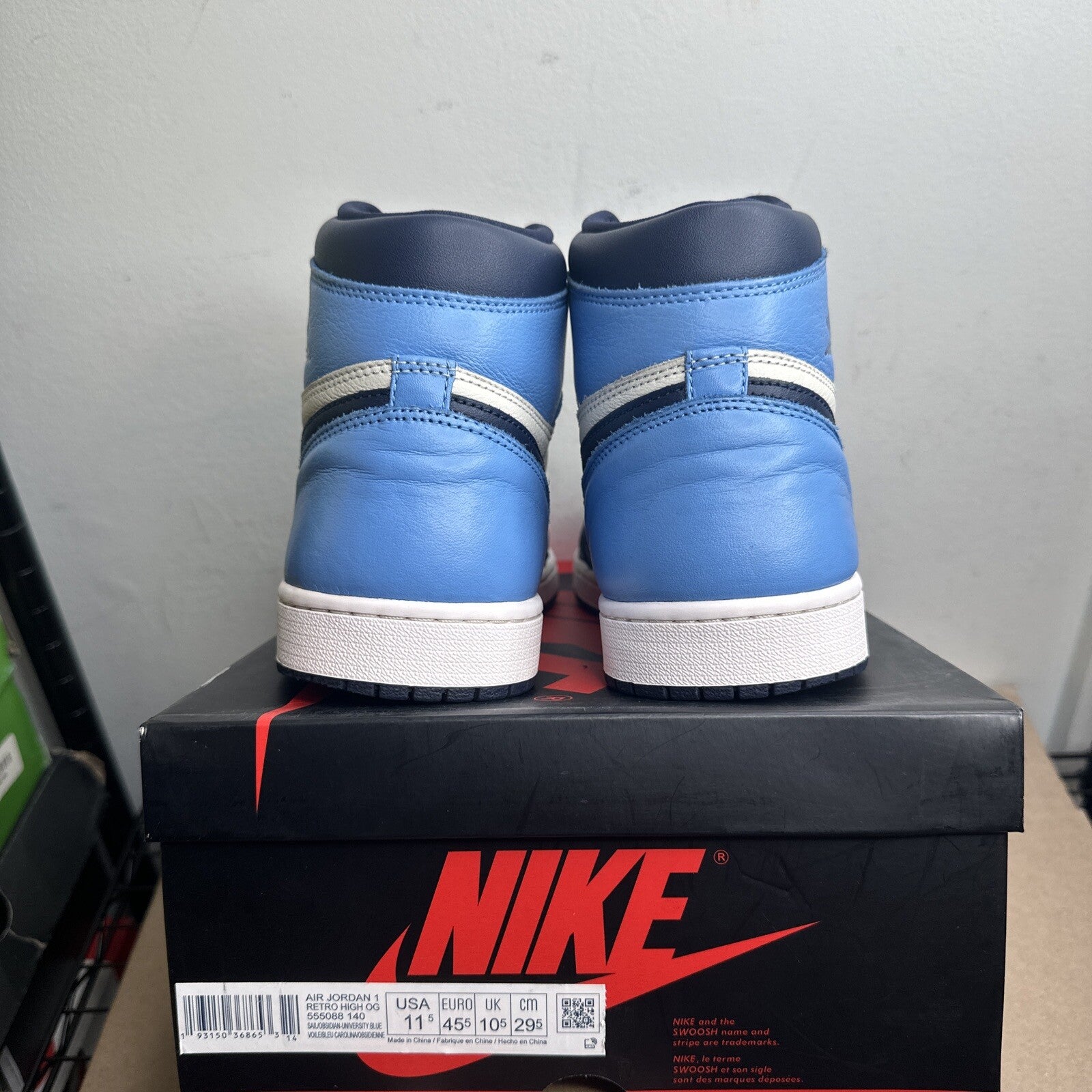 Size 11.5 - Jordan 1 Retro High Obsidian