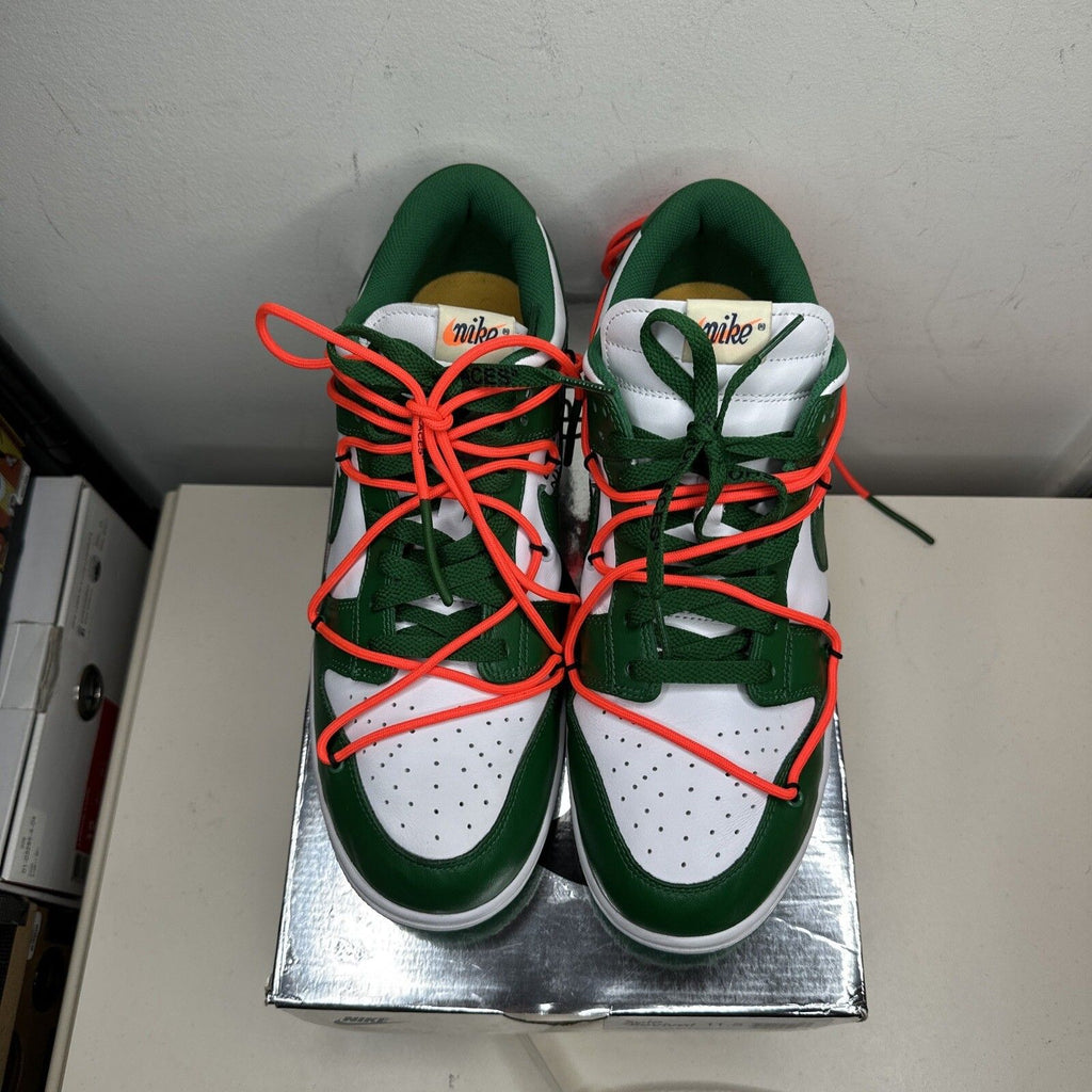 Size 11.5 - Nike Dunk Low Off-White Pine Green