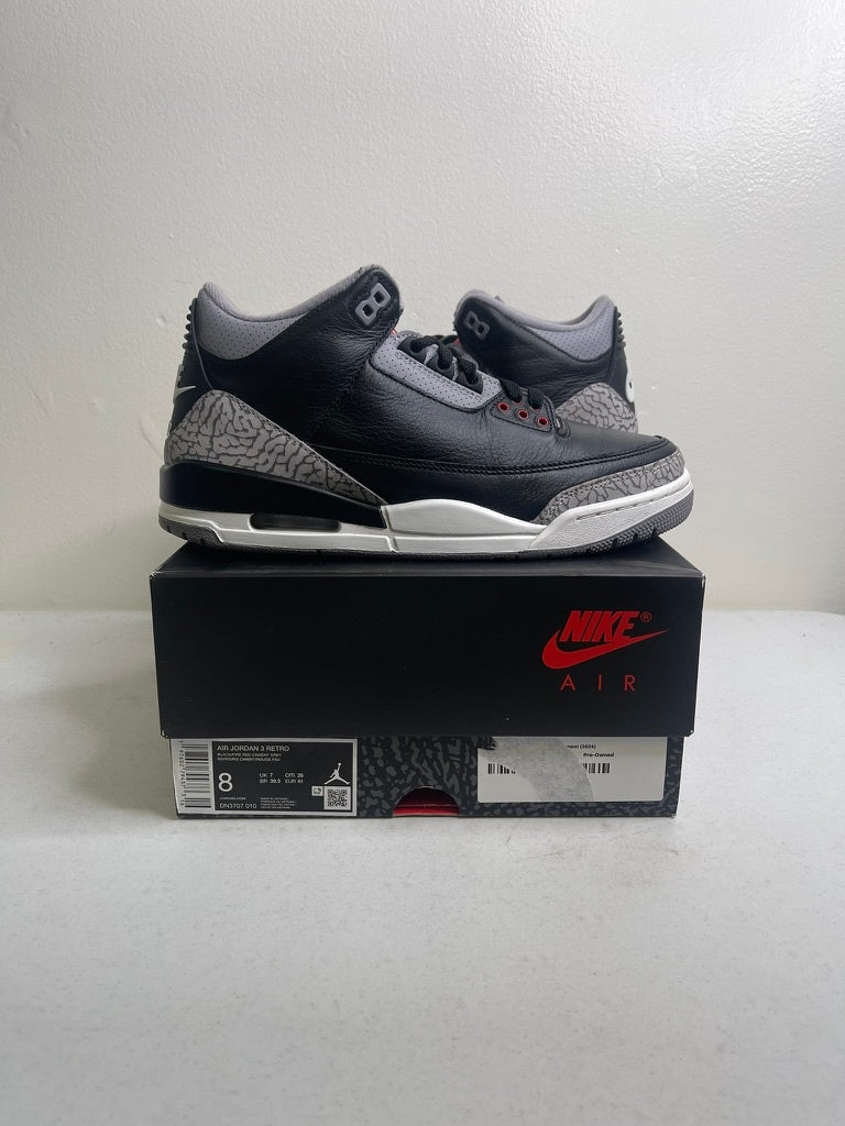 Jordan 3 Retro OG Black Cement (2024)