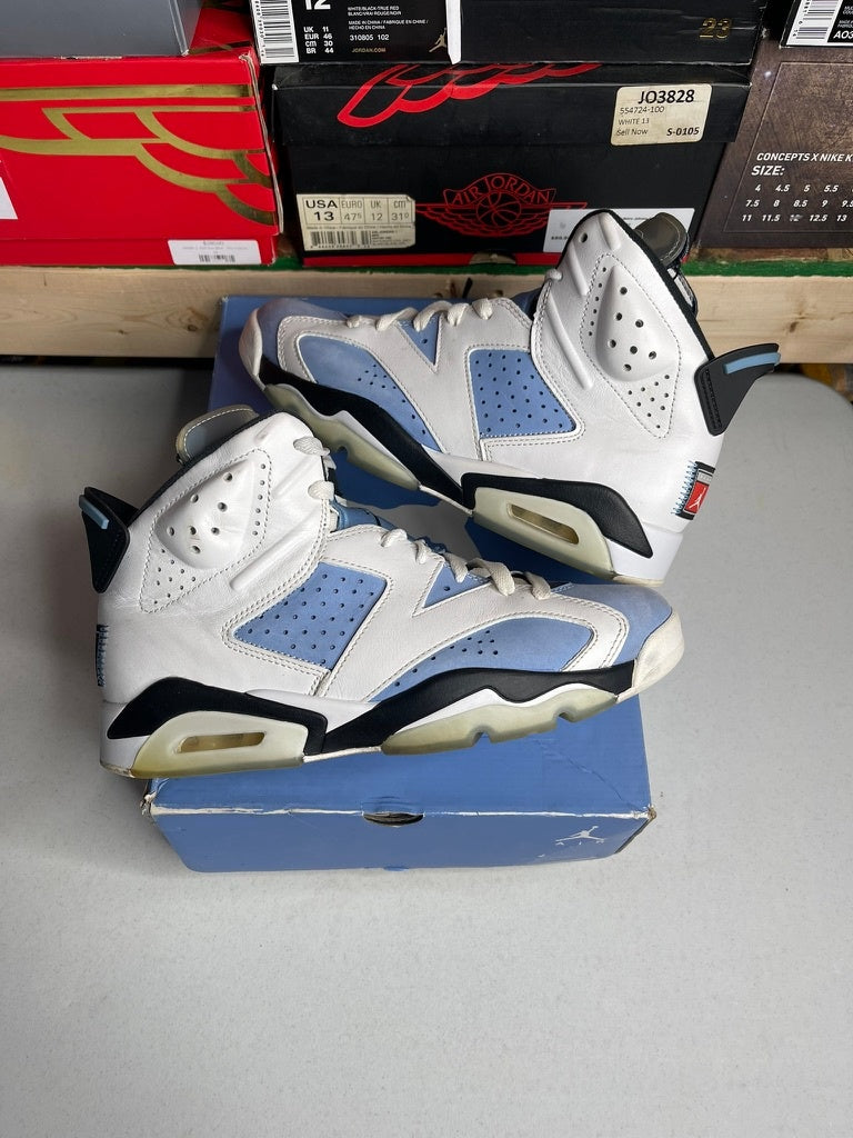 Jordan 6 Retro UNC White