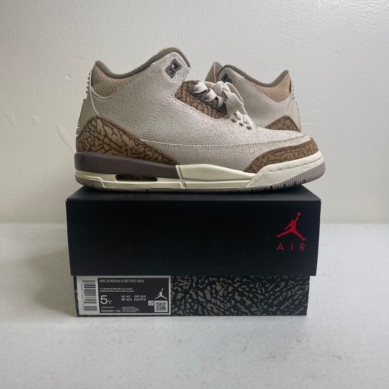 Size 5y - Jordan 3 Retro Palomino (GS)