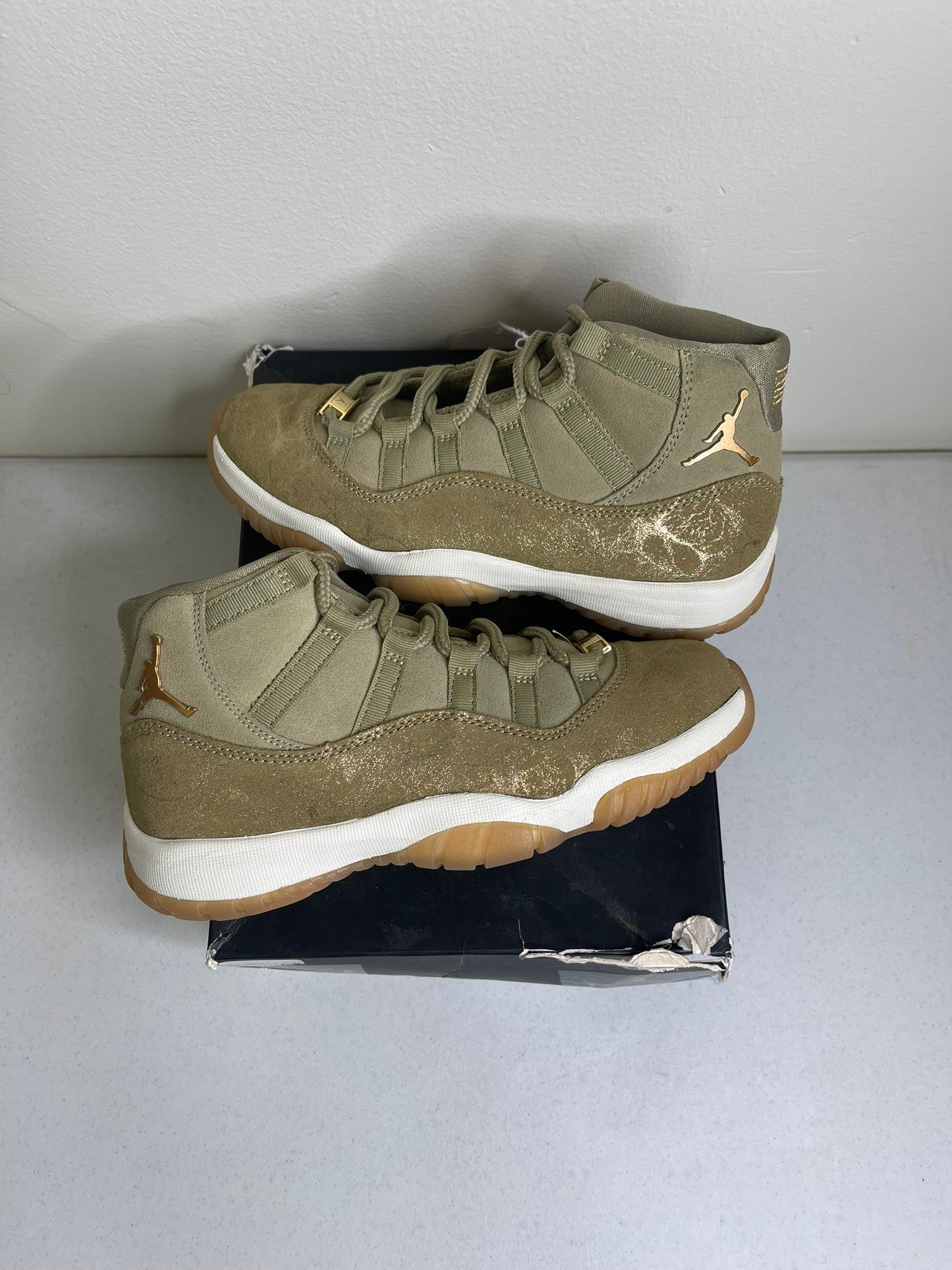 Size 7.5w - Jordan 11 Retro Neutral Olive