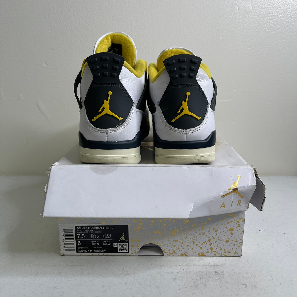 Jordan 4 Retro Vivid Sulfur (Women's)