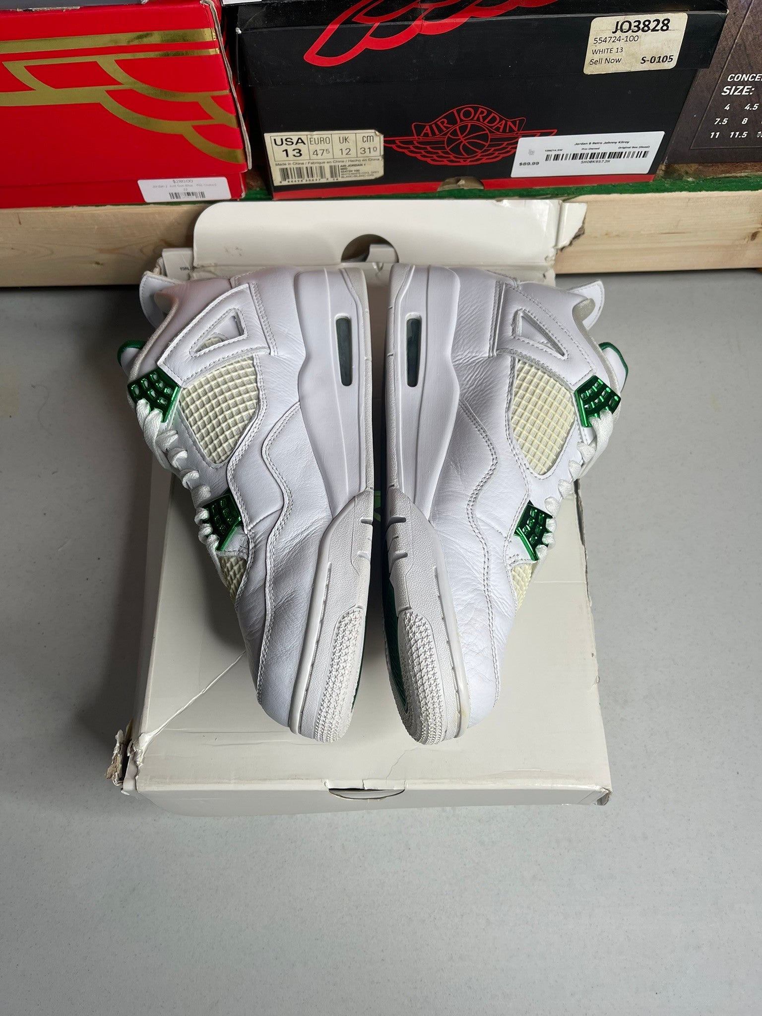 Jordan 4 Retro Metallic Green