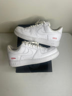 Size 11.5 - Nike Air Force 1 Low Supreme White