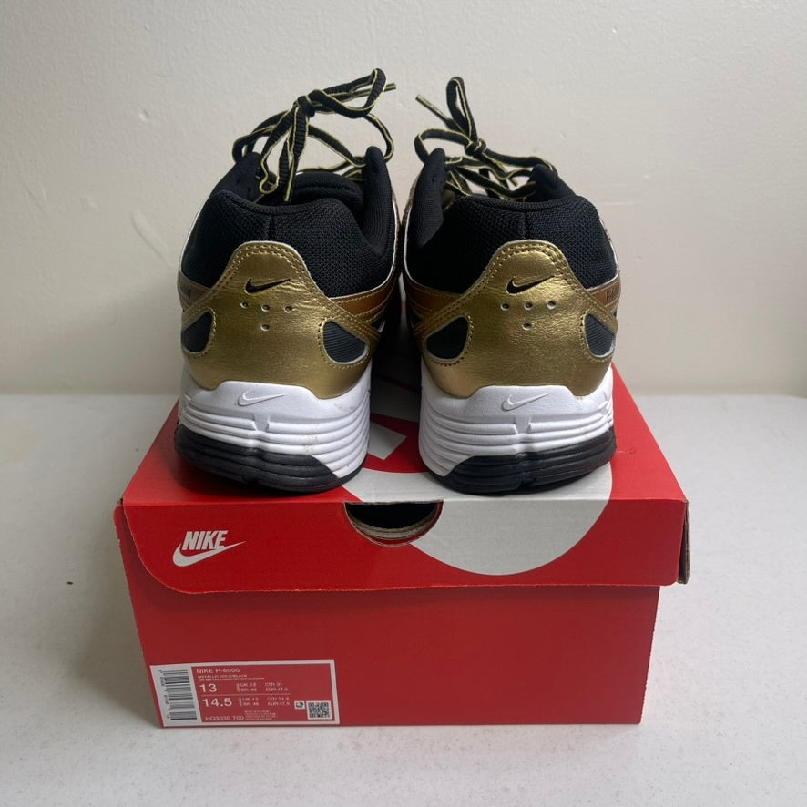 Nike P-6000 Metallic Gold Infinite Gold White Black