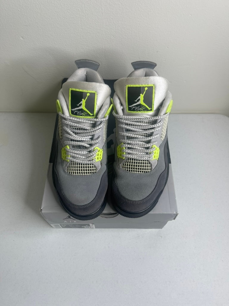 Size 9.5 - Jordan 4 Retro SE 95 Neon