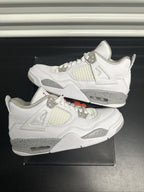 Size 7y - Jordan 4 Retro White Oreo (2021) (GS)