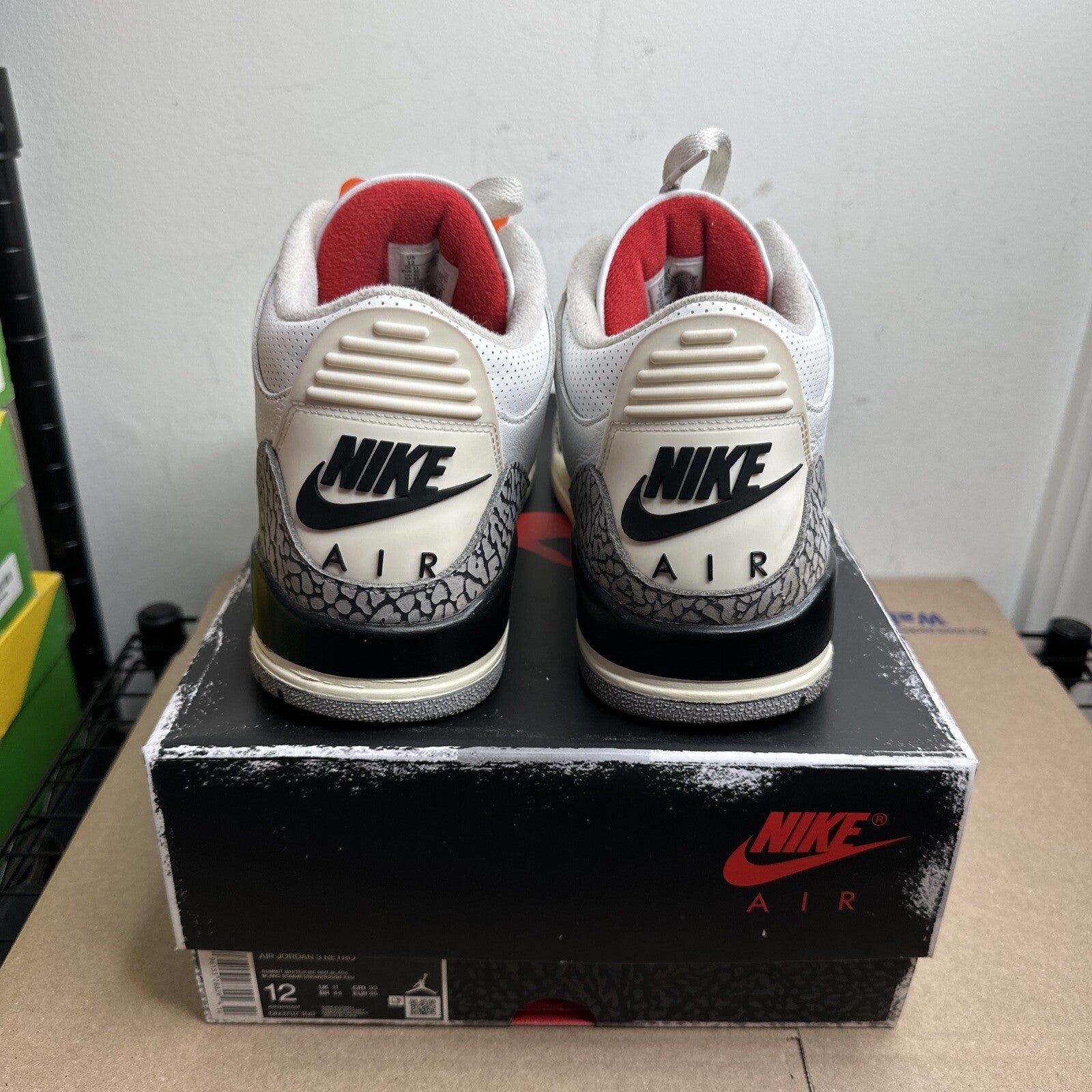 Size 12 - Jordan 3 Retro White Cement Reimagined