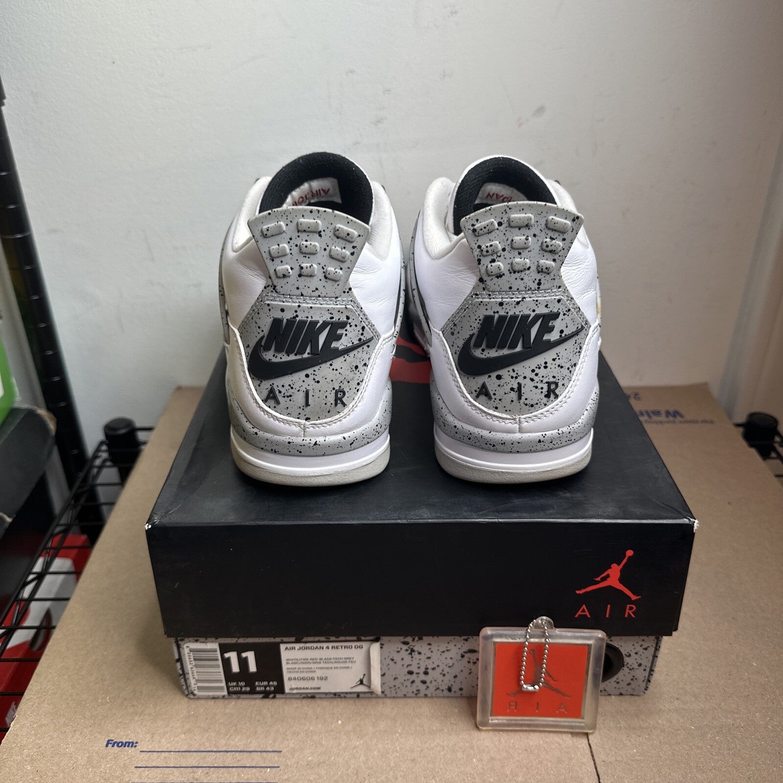 Size 11 - Jordan 4 Retro White Cement (2016)