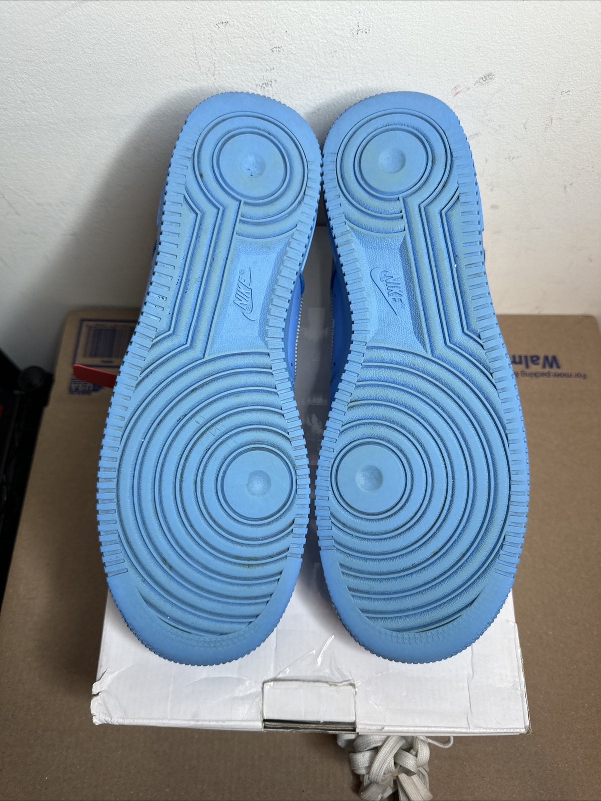 Size 10.5 - Nike Air Force 1 Low Off-White MCA University Blue