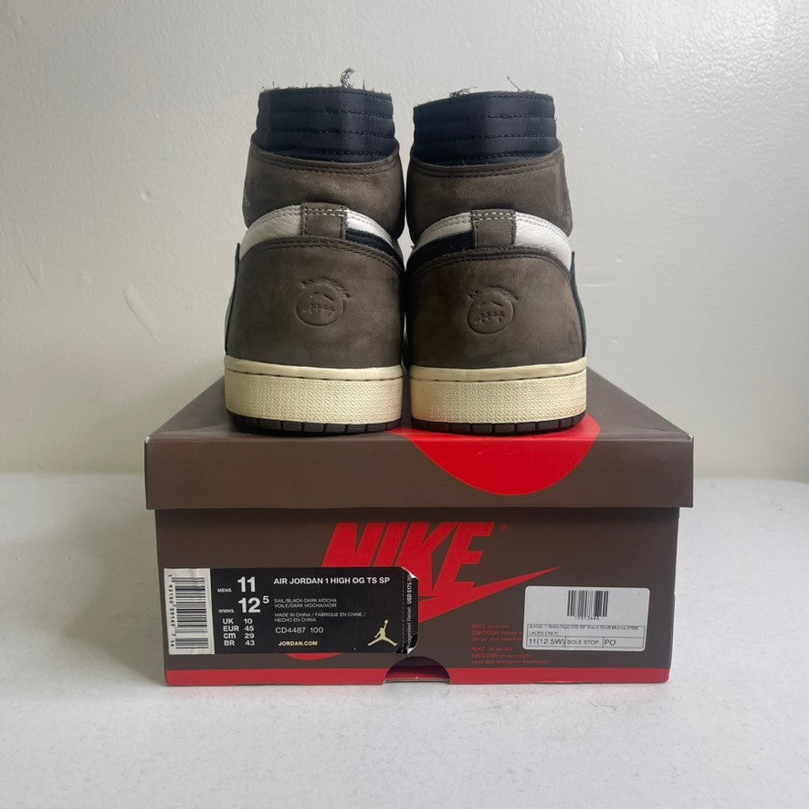 Size 11 - Jordan 1 Retro High OG SP Travis Scott Mocha