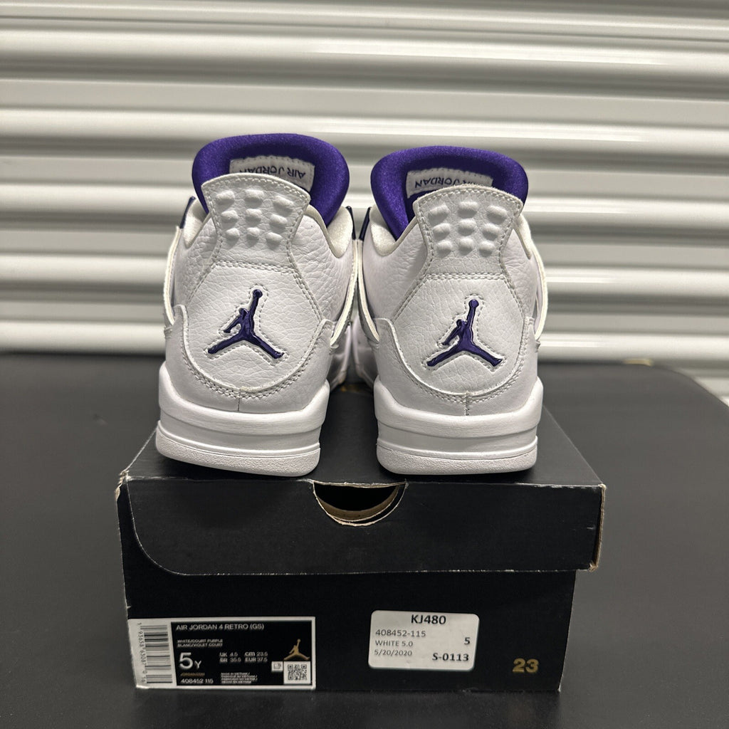 Jordan 4 Retro Metallic Purple (GS)