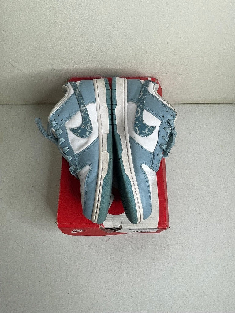Size 10.5w - Nike Dunk Low Essential Paisley Pack Worn Blue
